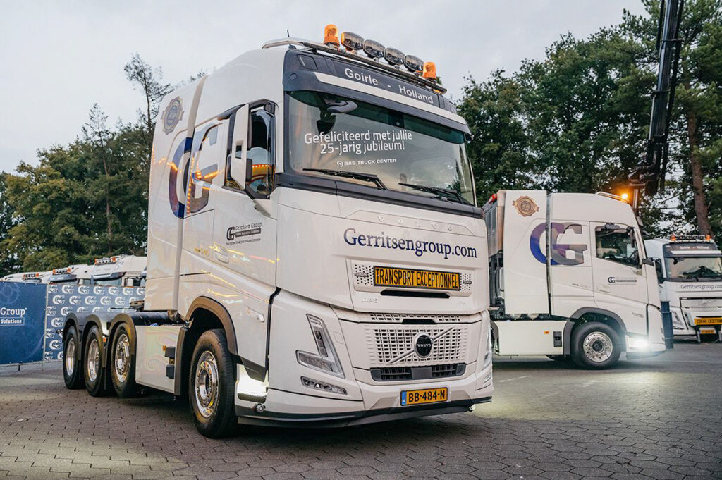 Two Volvo FH Aero trucks